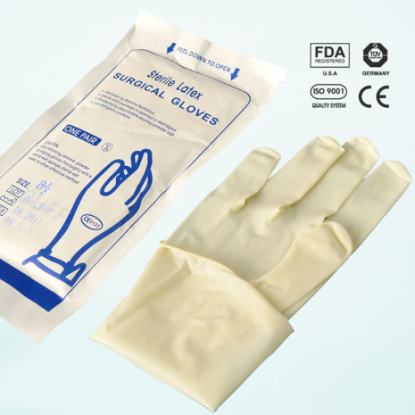  STERILE POWEDER FREE SURGICAL RUBBER GLOVES  